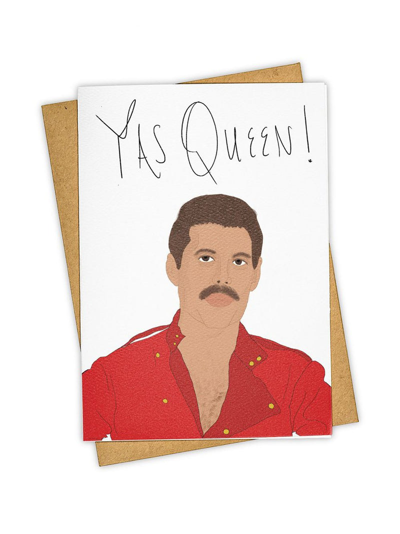 'Yas Queen' Freddie Mercury Card