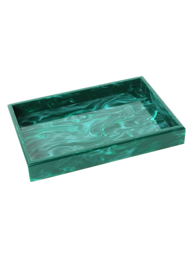 Vanity Malachite Marble Tray