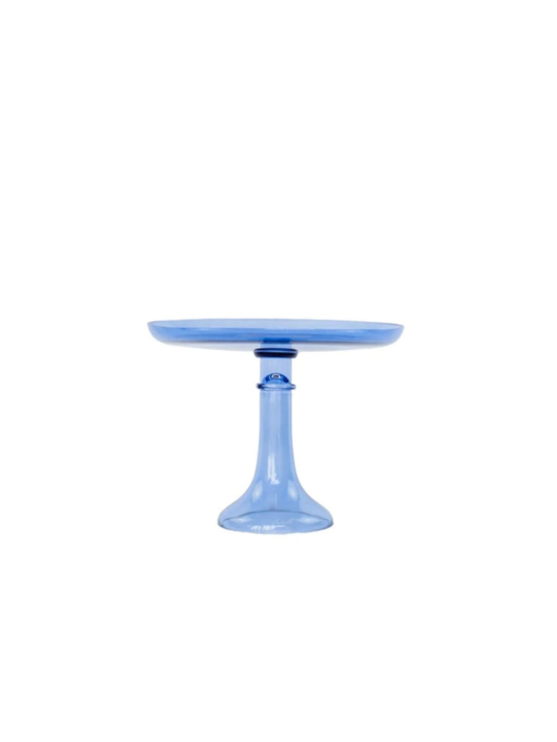Colored Glass Cake Stand