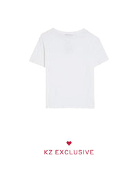 Short-Sleeve Crop Boxy Crewneck Tee Photo 3