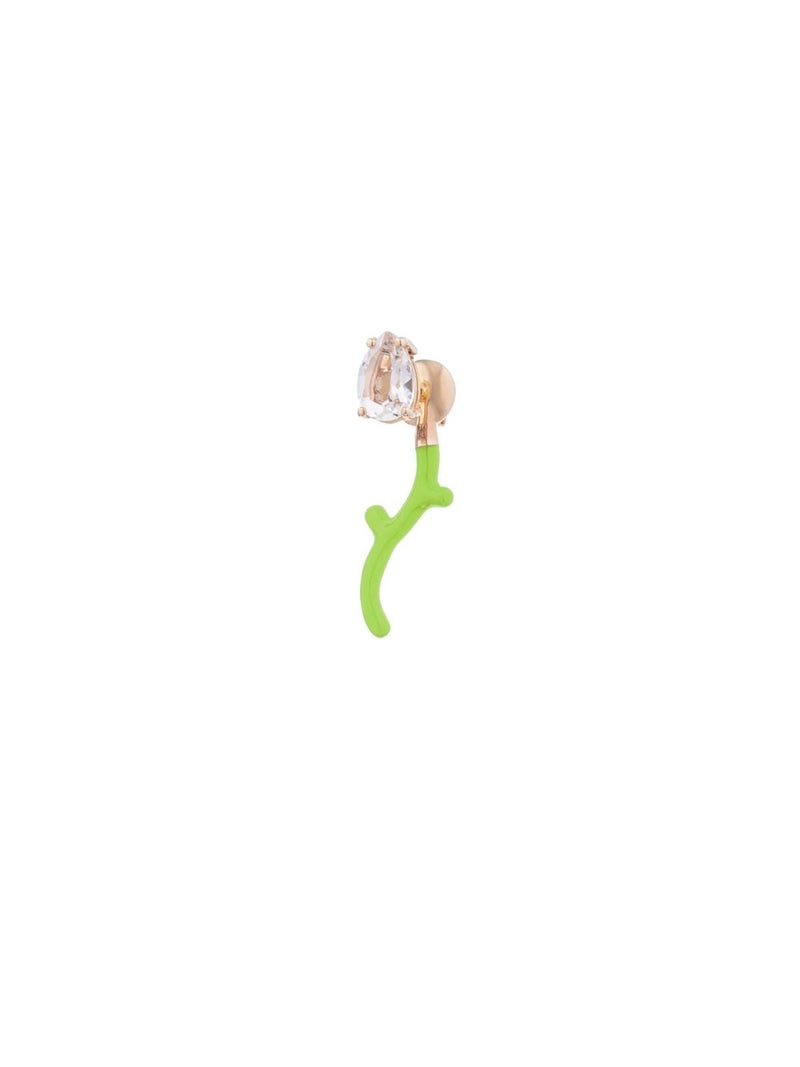 Single Foxy Earring in Green