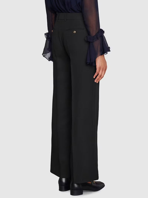 Cady Crêpe Silk Wool Pant