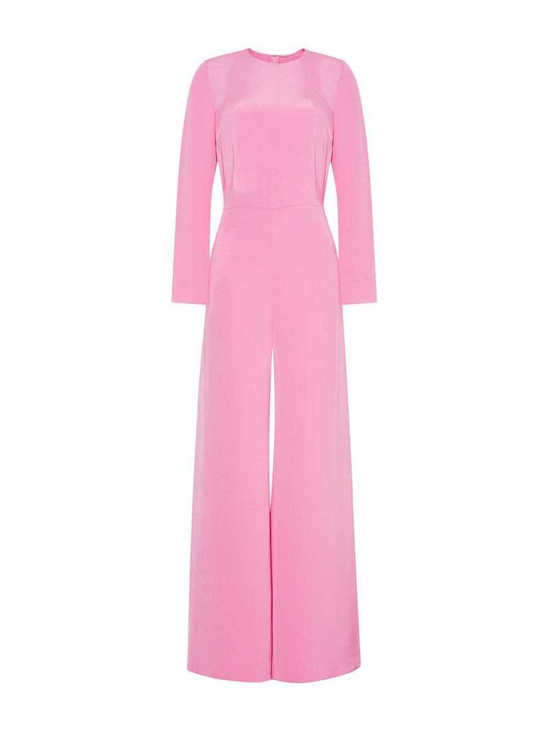 Jumpsuit in Silk Crepe