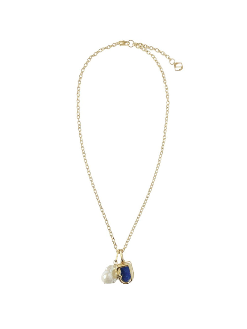 Gold Plated Pearl Necklace
