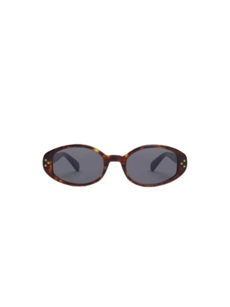 Oval Acetate Sunglasses