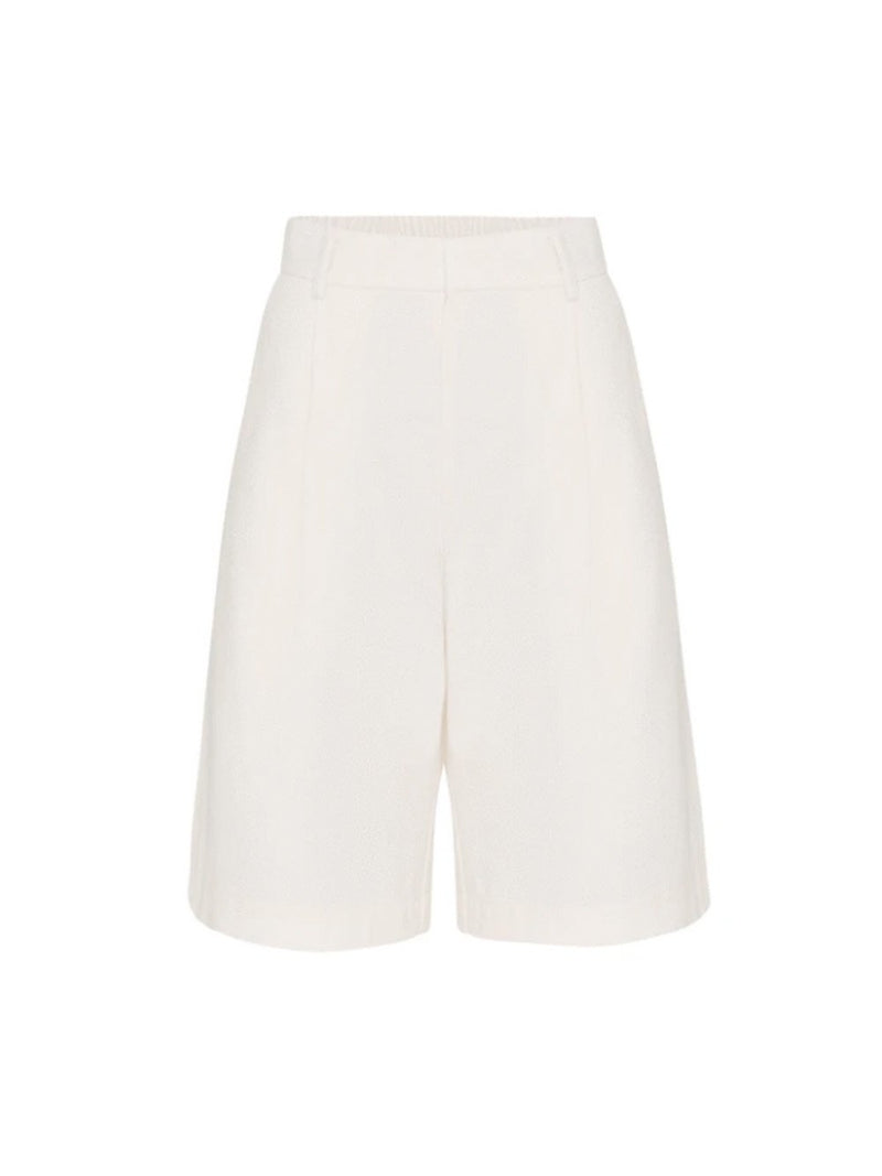 High Waisted Tailored Loose Short