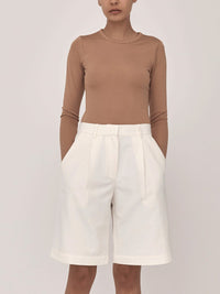High Waisted Tailored Loose Short Photo 3
