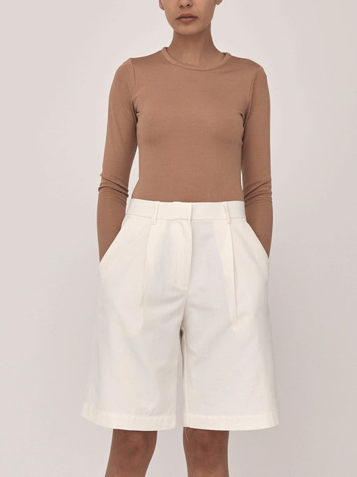High Waisted Tailored Loose Short