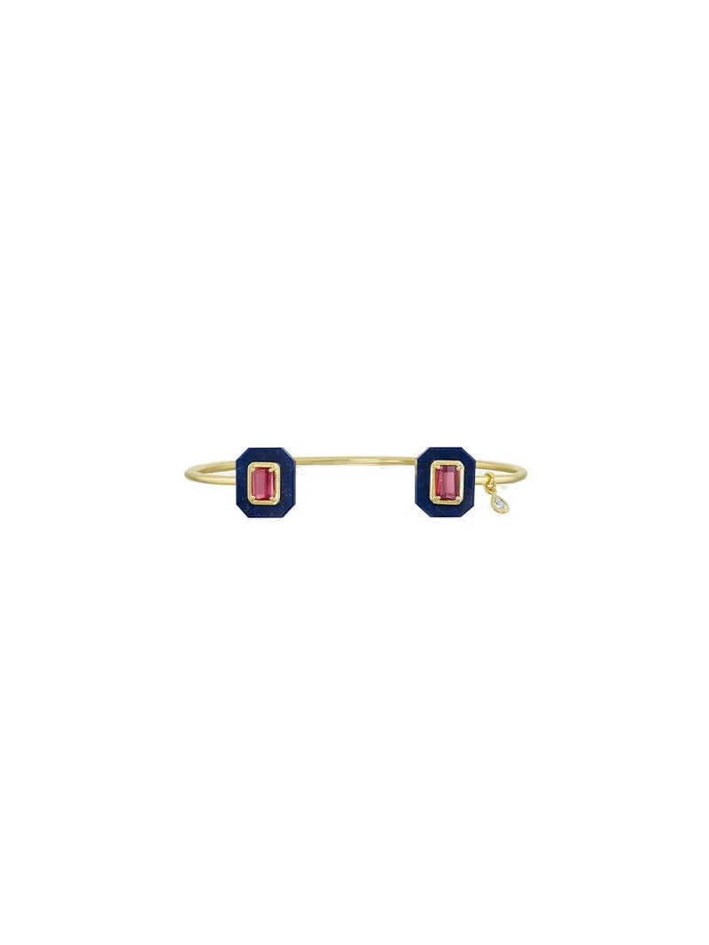 Frame Rubellite Bracelet