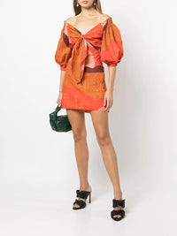 Santillana Puff Sleeve Dress Photo 4