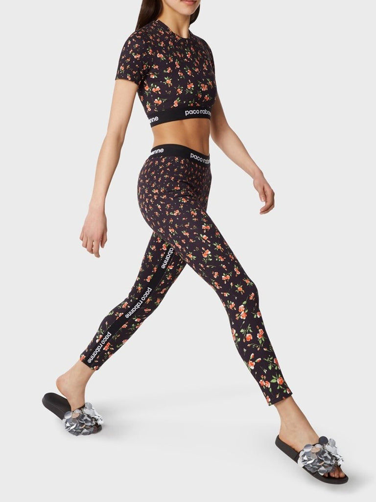 Logo Floral Print Pant