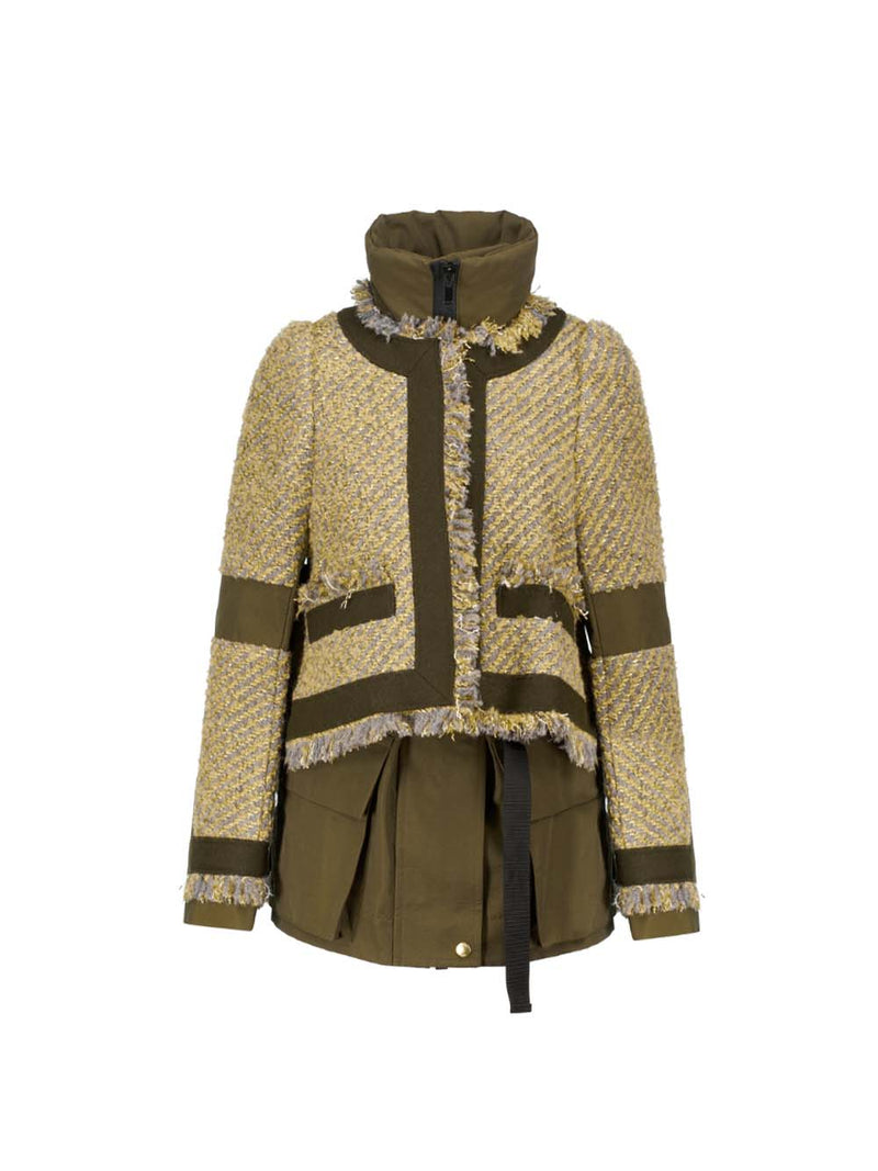 Tweed Layered Jacket