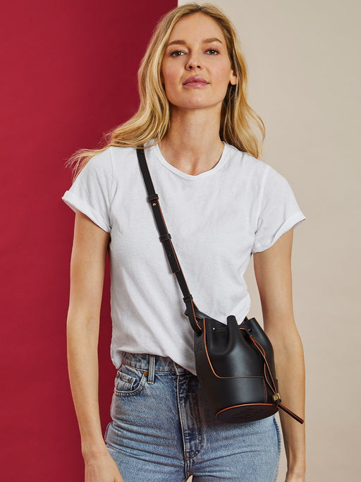 Short-Sleeve Crop Boxy Crewneck Tee