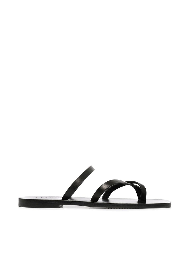 Colby Strappy Open Toe Leather Slide