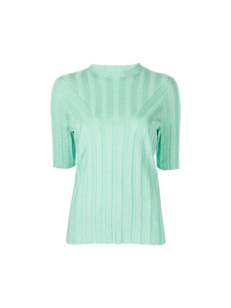 Ribbed Fitted Top