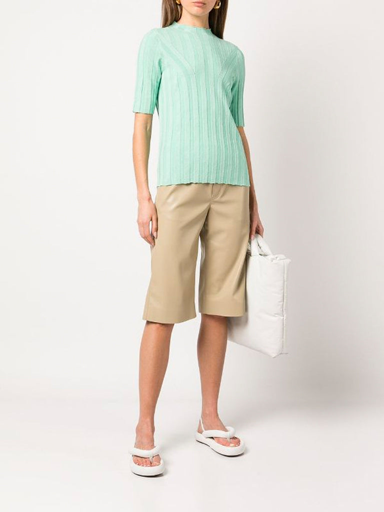 Ribbed Fitted Top