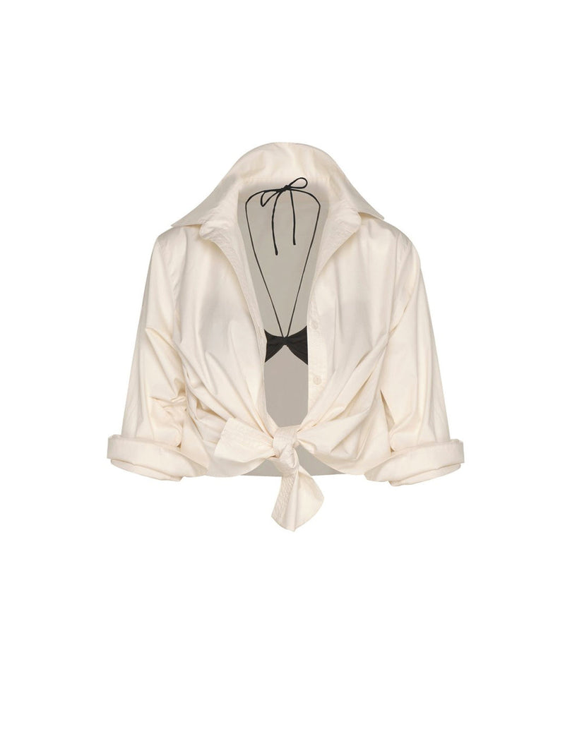 Atonement Cotton Shirt With Bralette