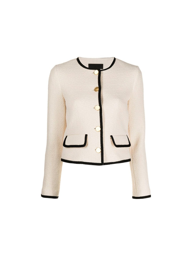 Aubrey Cropped Tweed Jacket