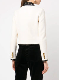 Aubrey Cropped Tweed Jacket Photo 3