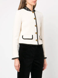 Aubrey Cropped Tweed Jacket Photo 4