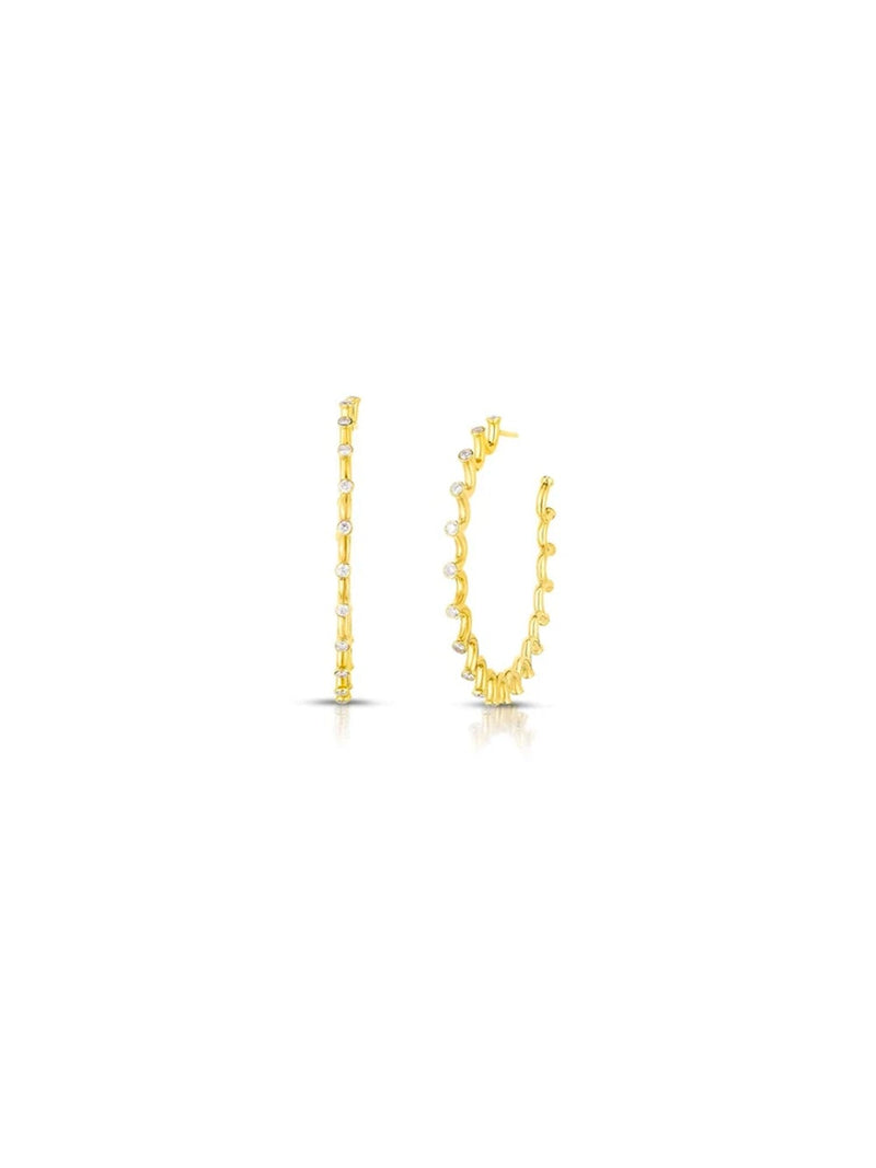 Large Spiral Hoops