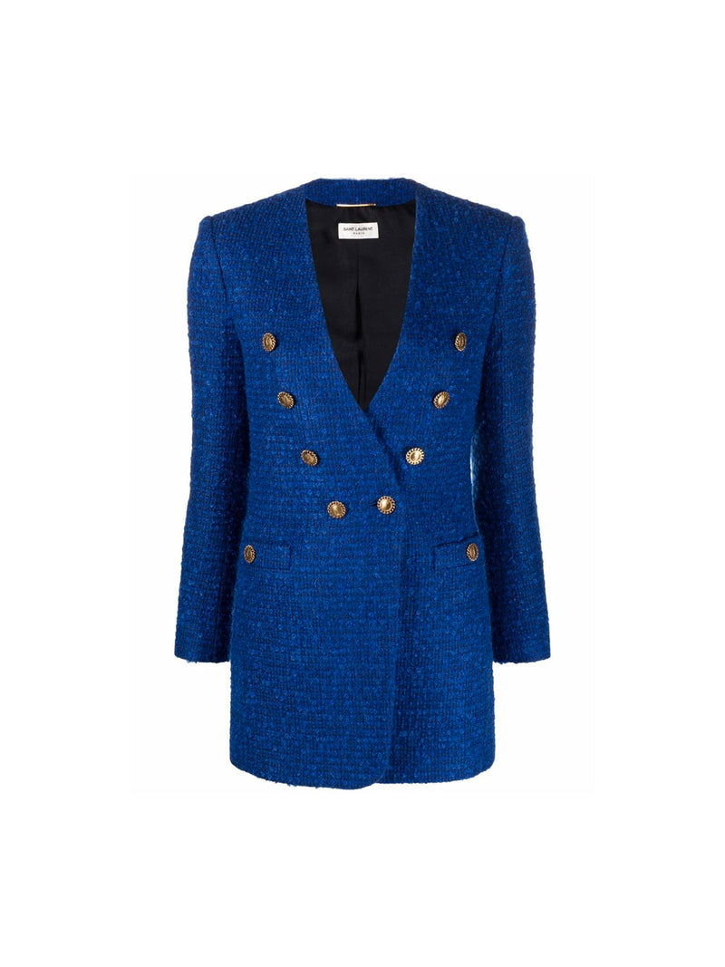 Singles Breasted Deep V Jacket