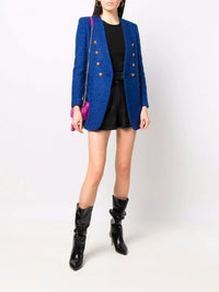 Singles Breasted Deep V Jacket Photo 3
