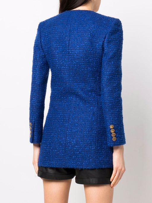 Singles Breasted Deep V Jacket