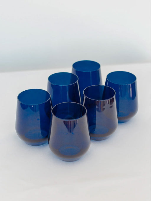 Stemless Wine Glasses Set of 6
