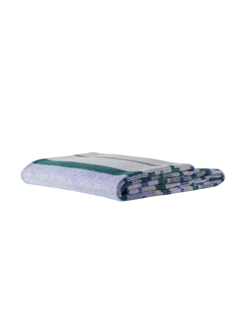 Super Soft Striped Cashmere Blanket