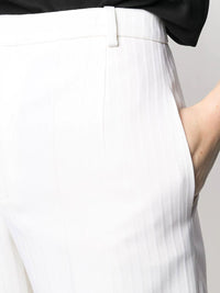High-Waisted Pleated in the Front Bermuda Shorts Photo 4