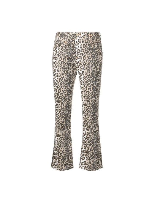 Kick Fit Animal Print Ankle Crop Jean