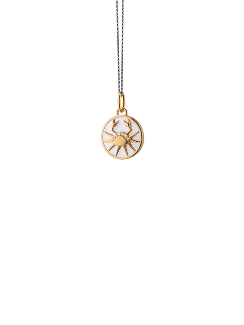 18K Yellow Gold Vermeil Cancer Necklace