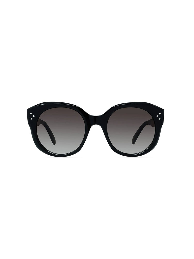 Round Acetate Frame Sunglasses