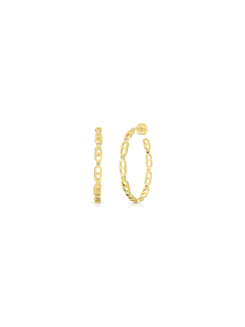 Chevalier Creole Sapphire Hoops
