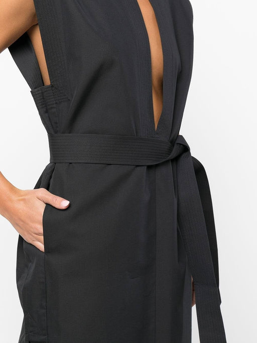 Kaftan Mid Waist Tie Dress