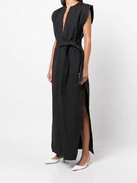Kaftan Mid Waist Tie Dress Photo 4