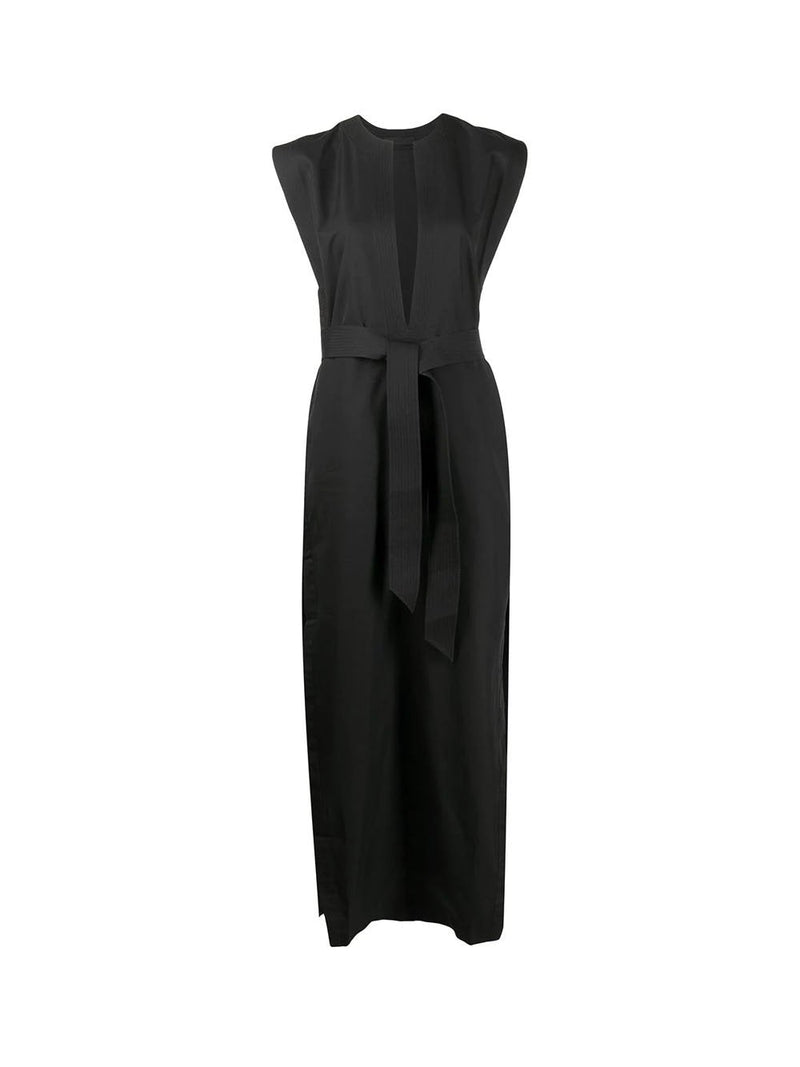 Kaftan Mid Waist Tie Dress