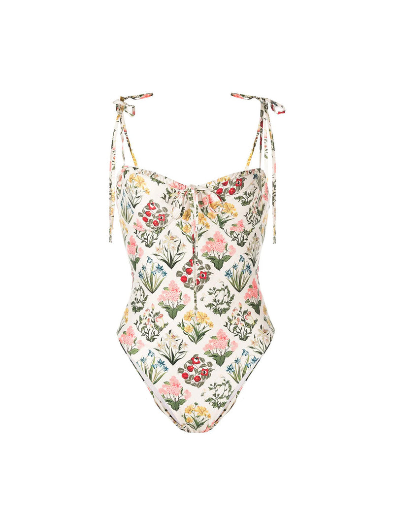 Ebano Floral Print One-Piece Swimsuit