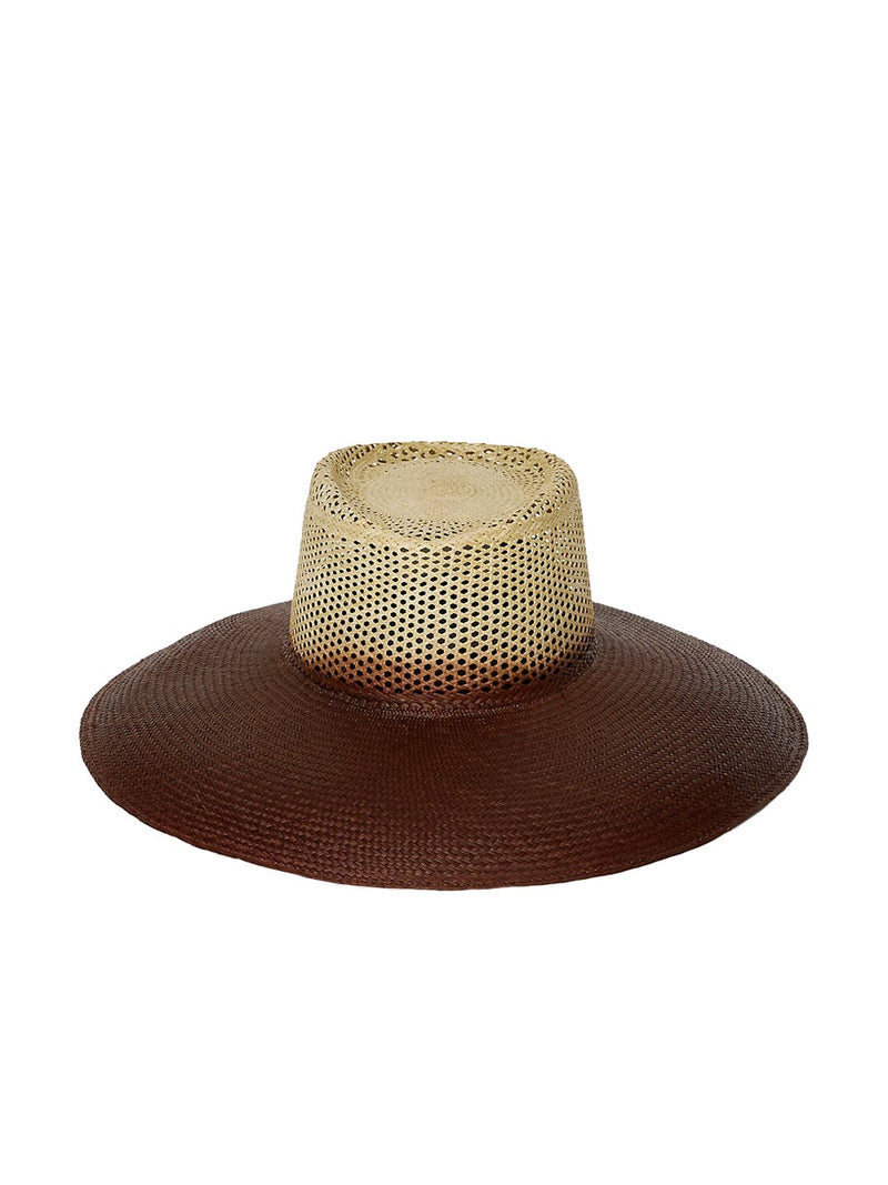 Eclipse Open Weave Ombre Hat