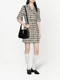 Tweed Collar Mini Dress Photo 4