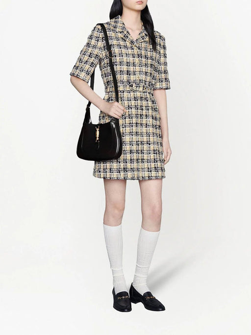 Tweed Collar Mini Dress