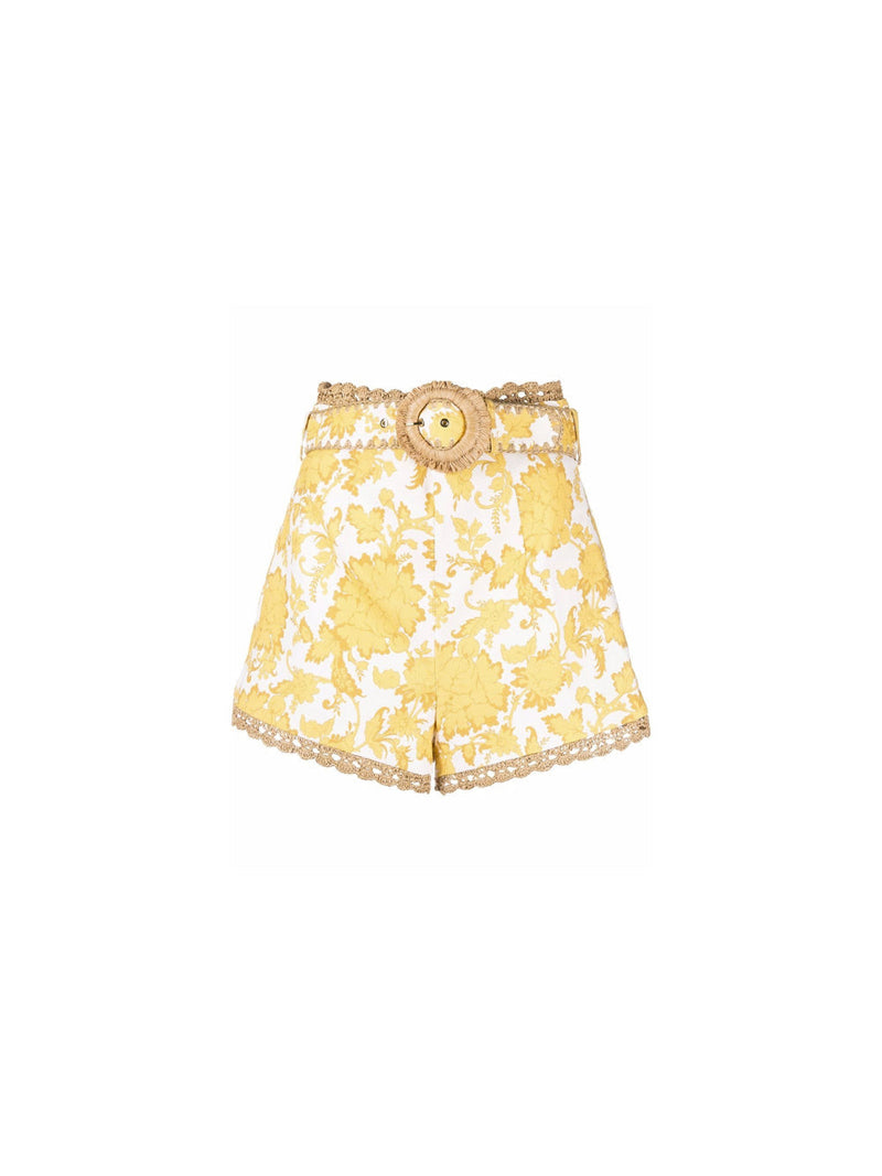 Postcard Belted Shorts