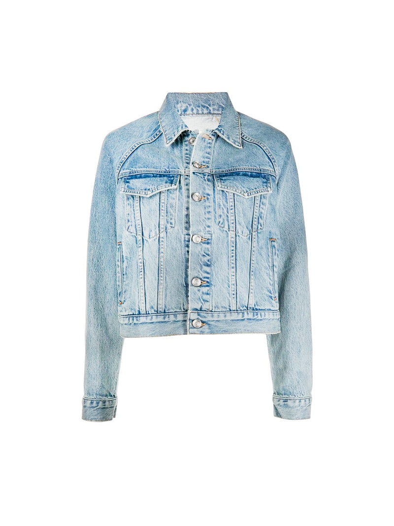 Raglan Trucker Jean Jacket