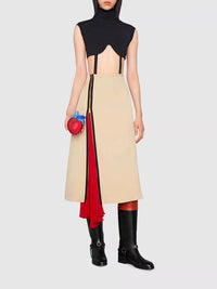 Silk Viscose Faille Skirt Photo 2