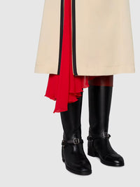Silk Viscose Faille Skirt Photo 4