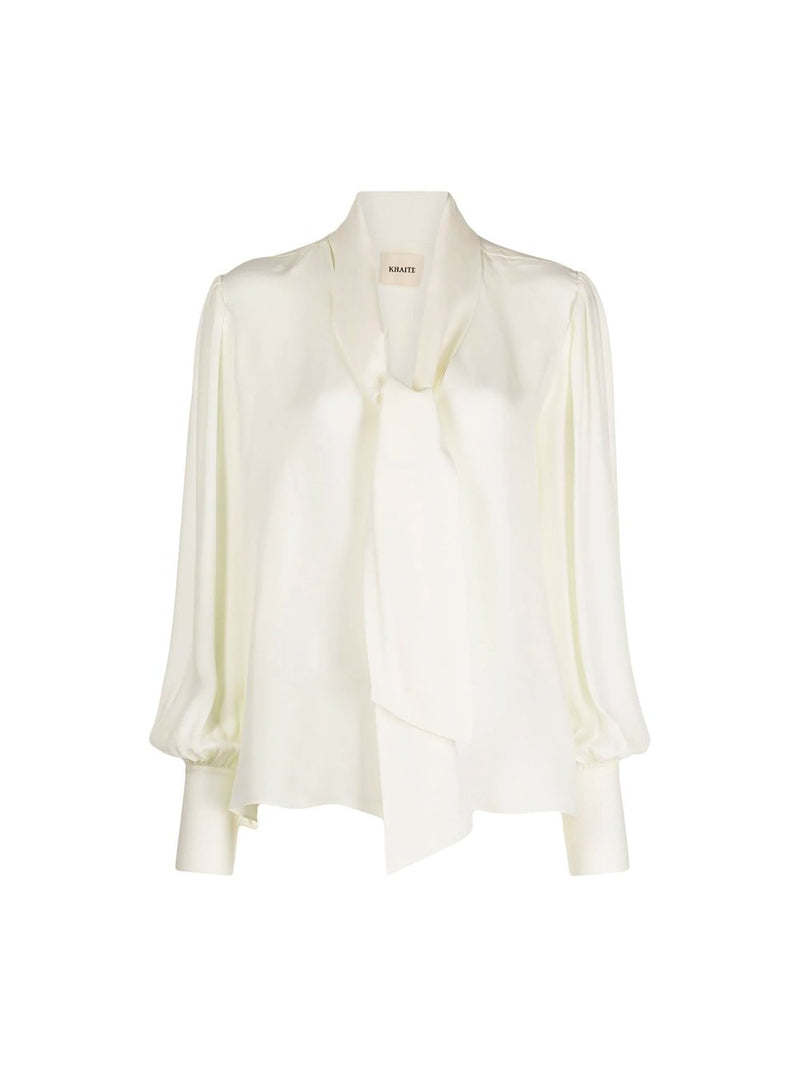 Francisco Silk Neck Tie Blouse