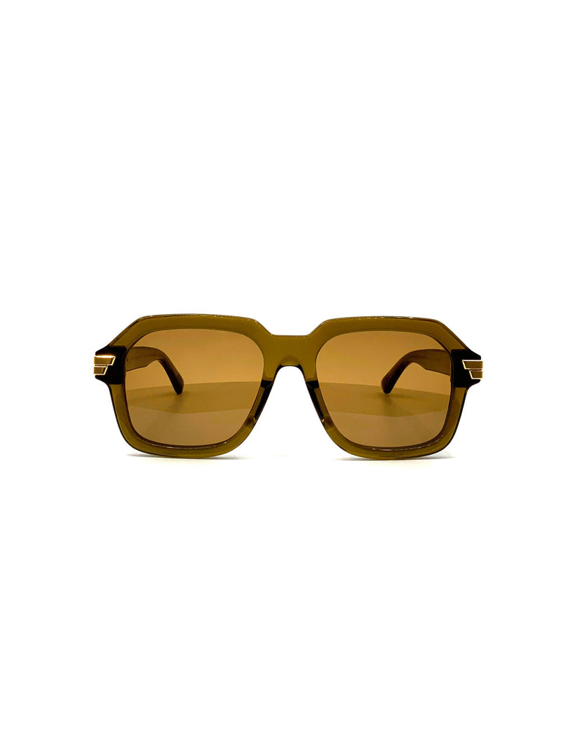 Thick Square Acetate Aviators