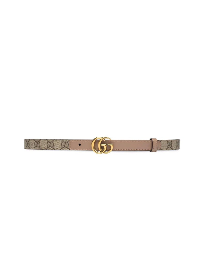 GG Marmont Canvas Gold Belt