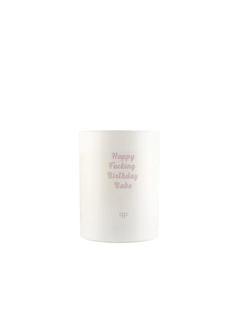 Happy Fucking Birthday Babe Candle